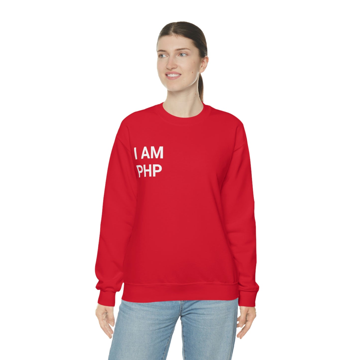 I am PHP Sweatshirt - Colour - Coder Cave