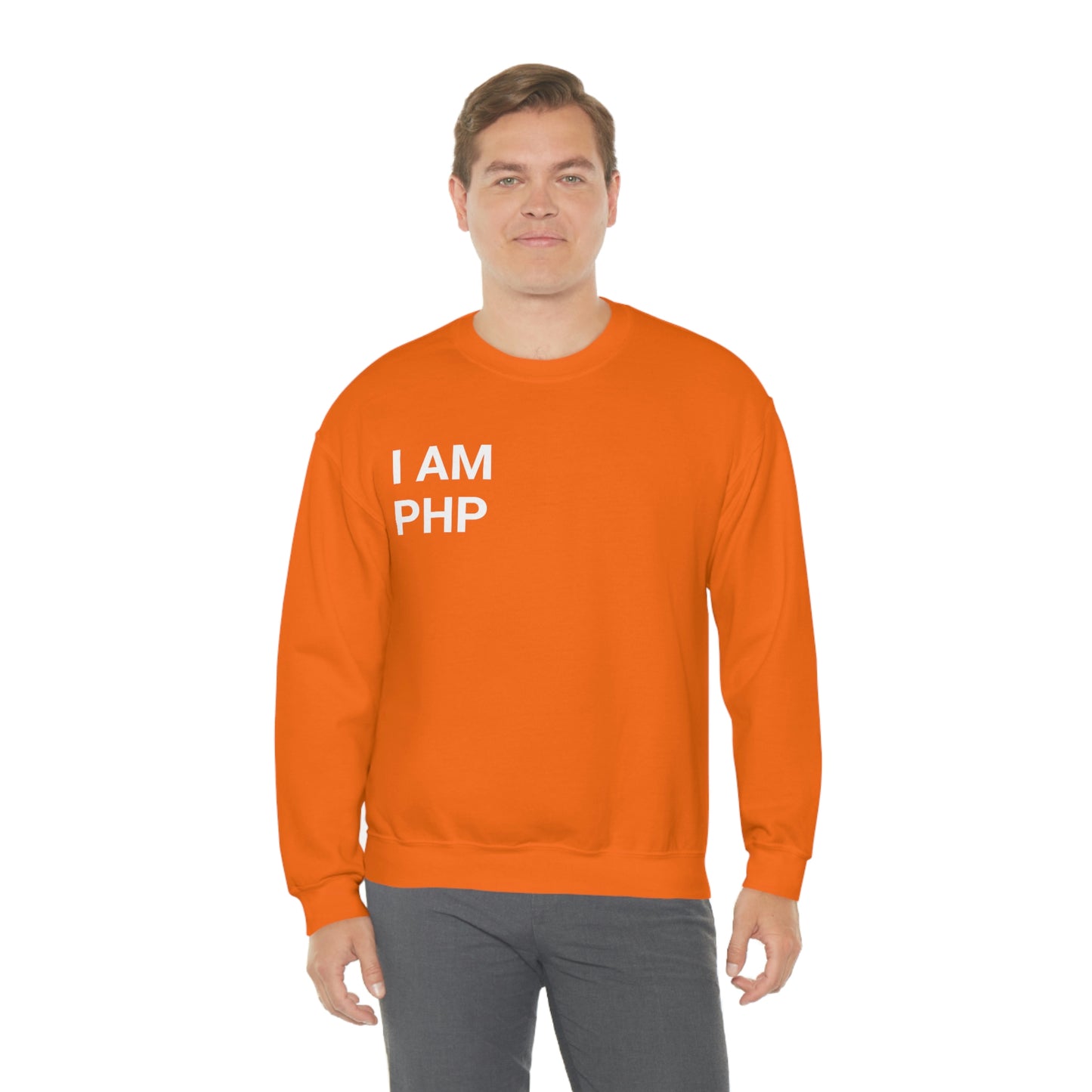 I am PHP Sweatshirt - Colour - Coder Cave