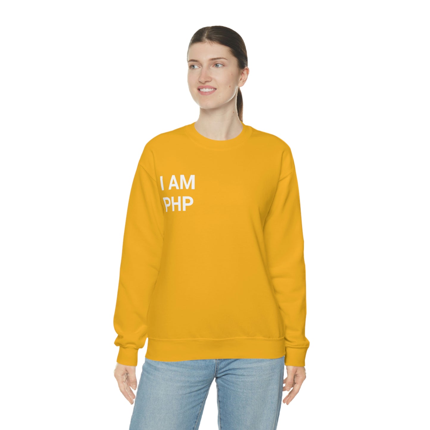I am PHP Sweatshirt - Colour - Coder Cave