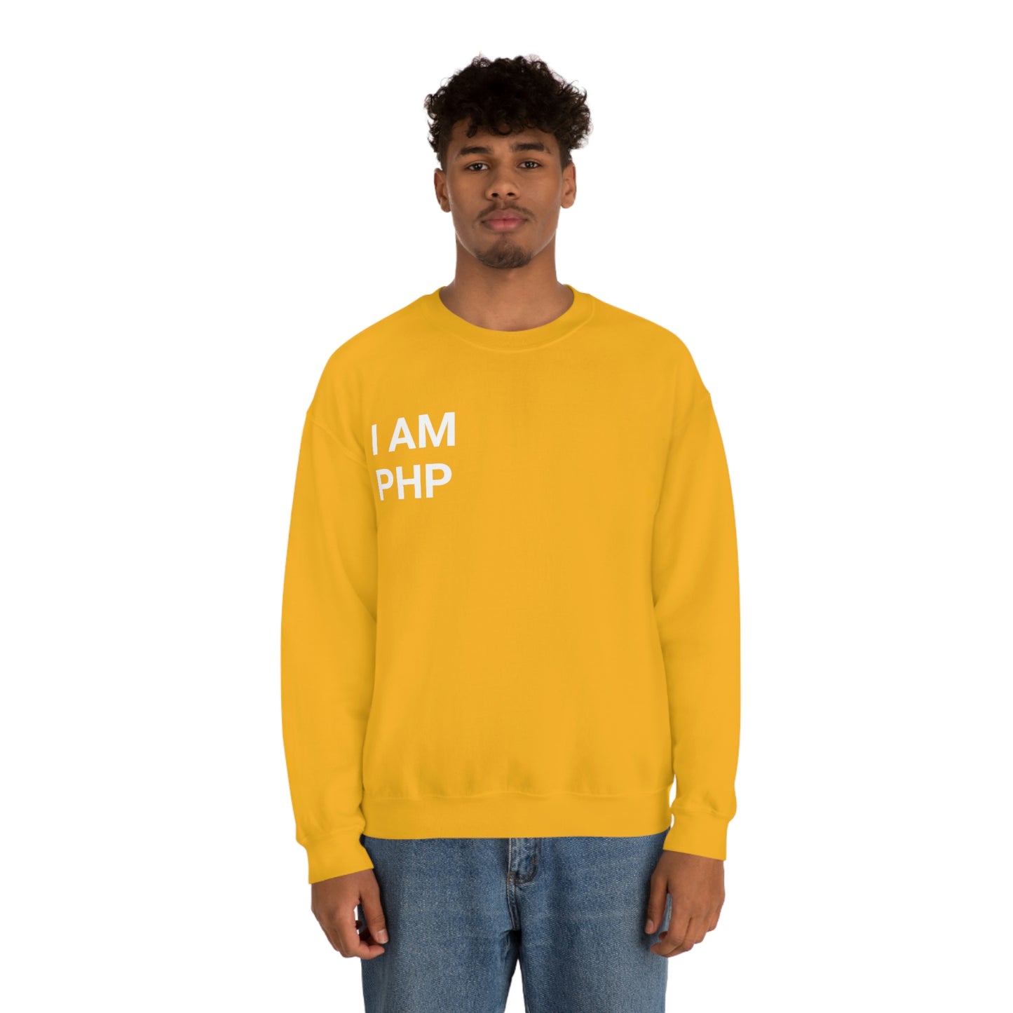 I am PHP Sweatshirt - Colour - Coder Cave