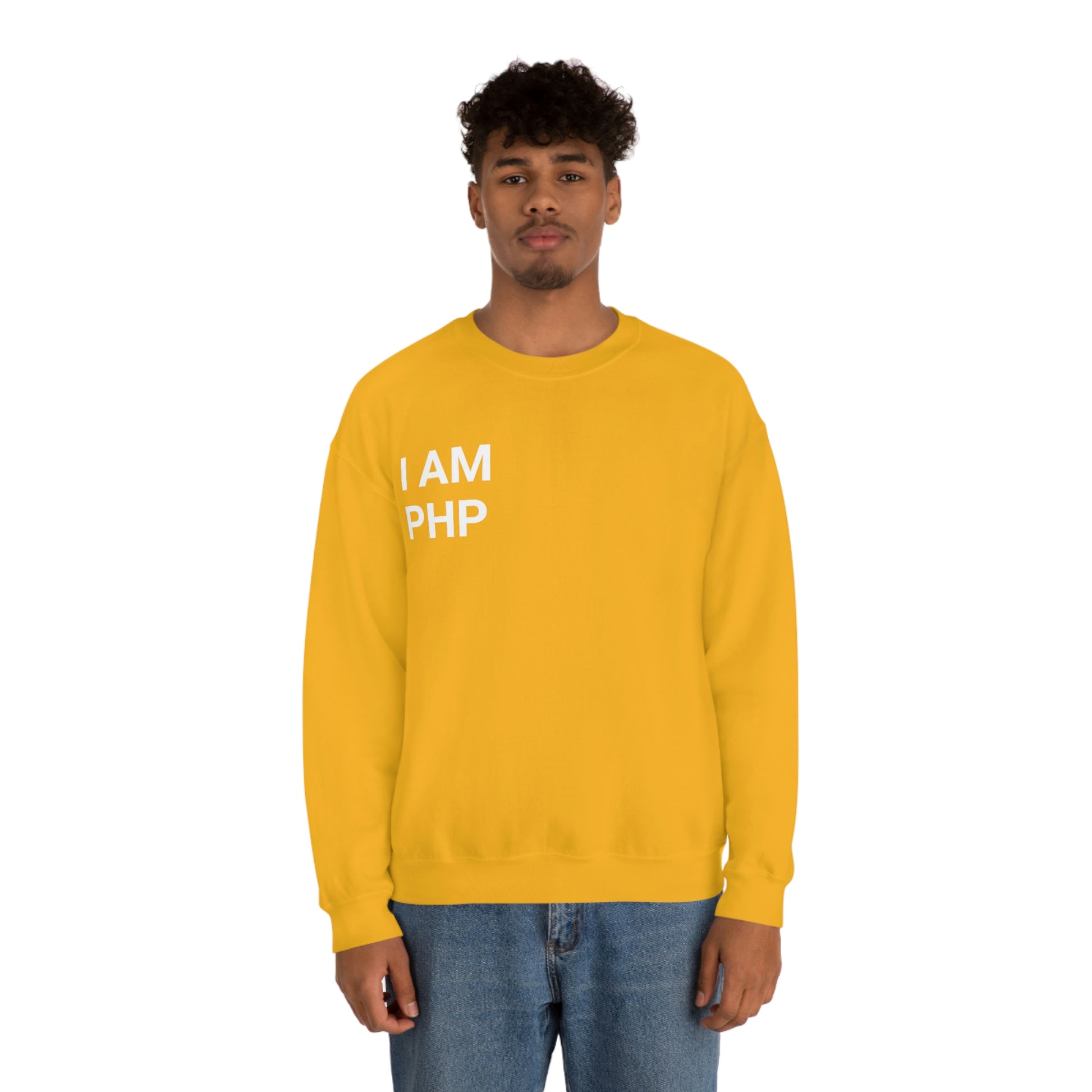 I am PHP Sweatshirt - Colour - Coder Cave