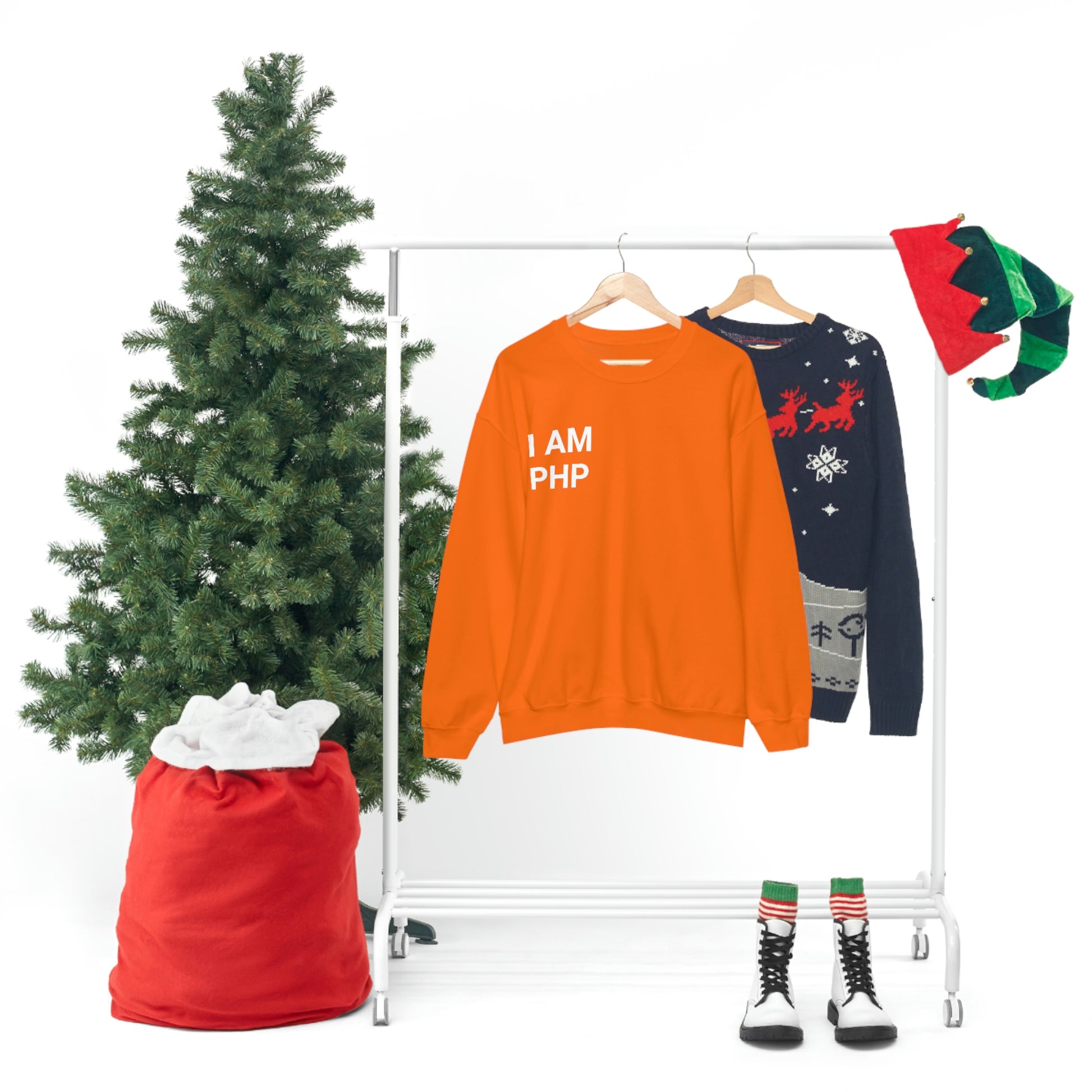 I am PHP Sweatshirt - Colour - Coder Cave