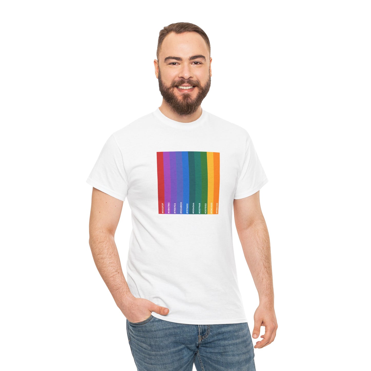 Hex Rainbow Cotton Tee