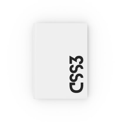 CSS3 White A5 Notebook