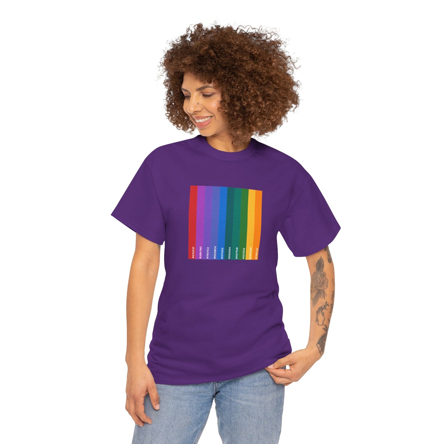 Hex Rainbow Cotton Tee