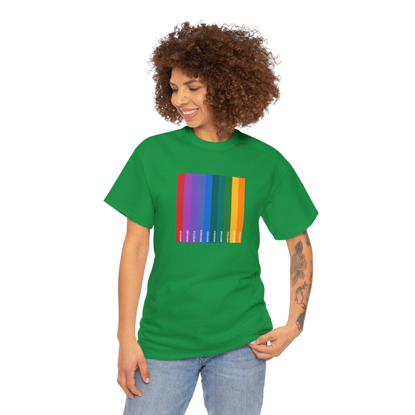 Hex Rainbow Cotton Tee