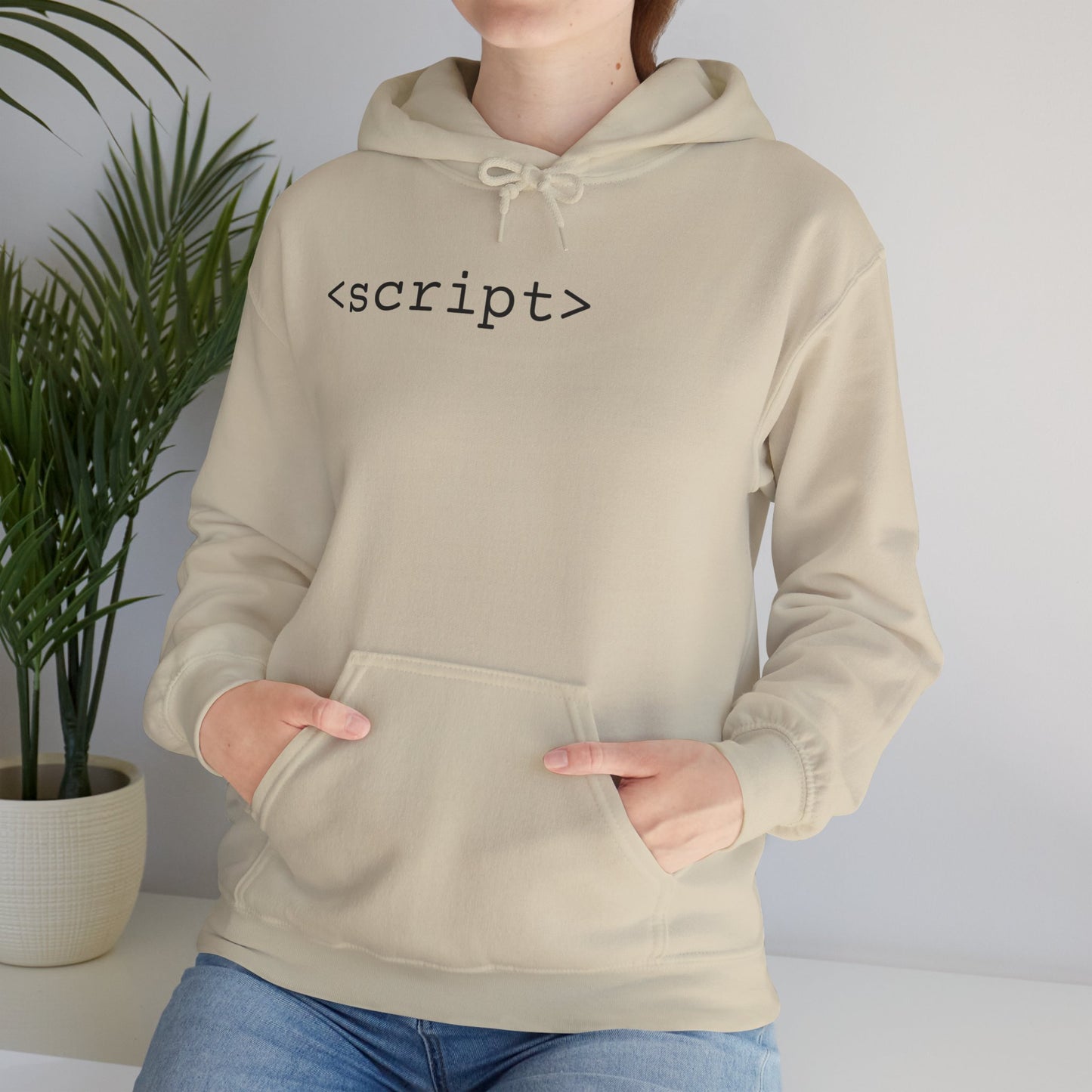 Script Tag Unisex Hoodie