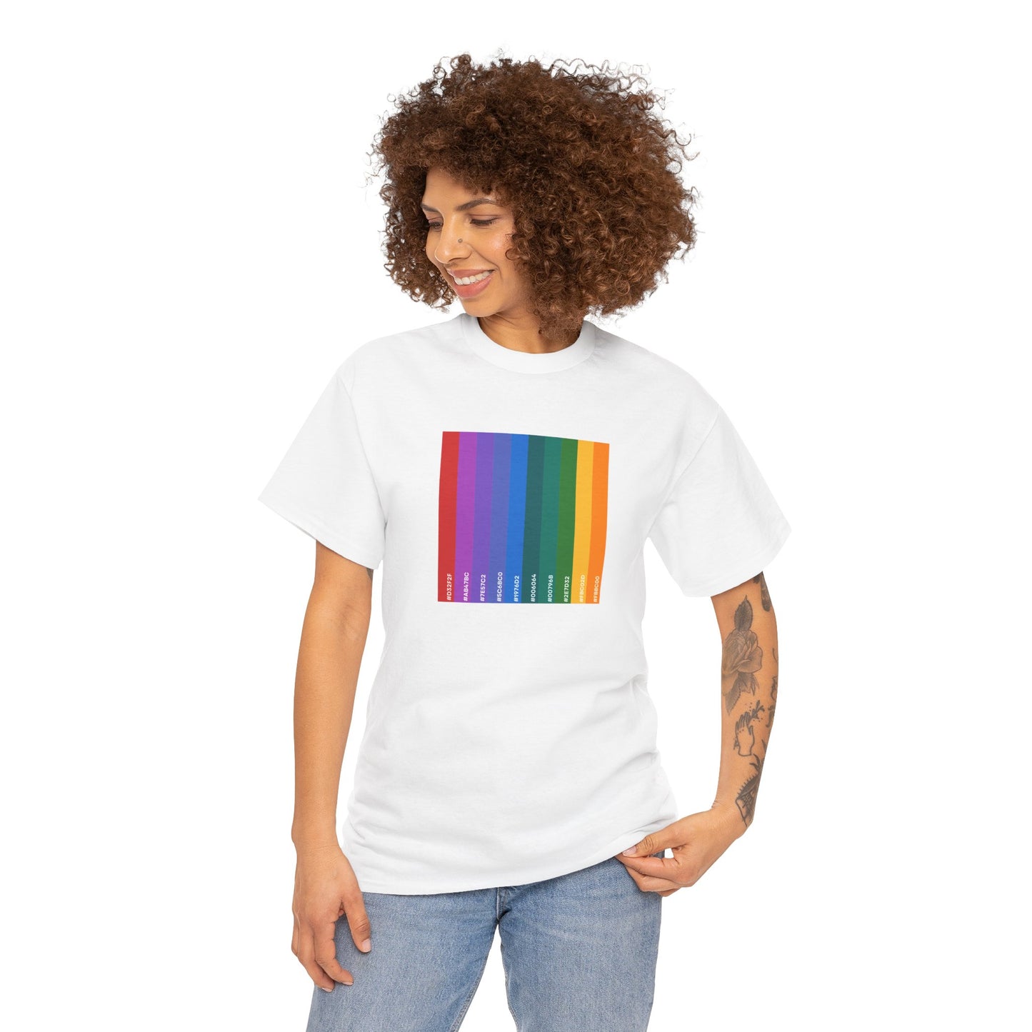 Hex Rainbow Cotton Tee