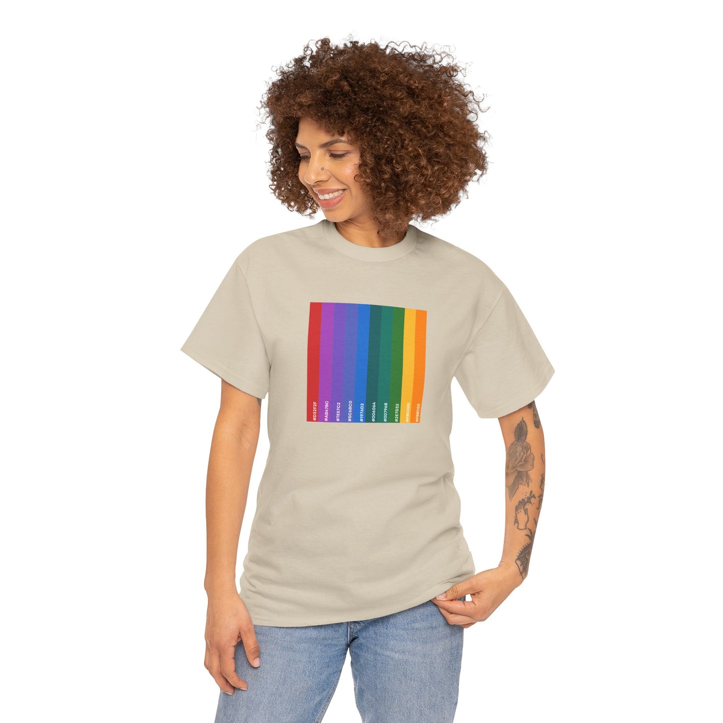 Hex Rainbow Cotton Tee