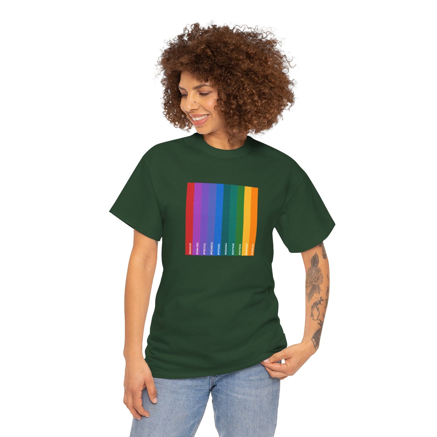 Hex Rainbow Cotton Tee