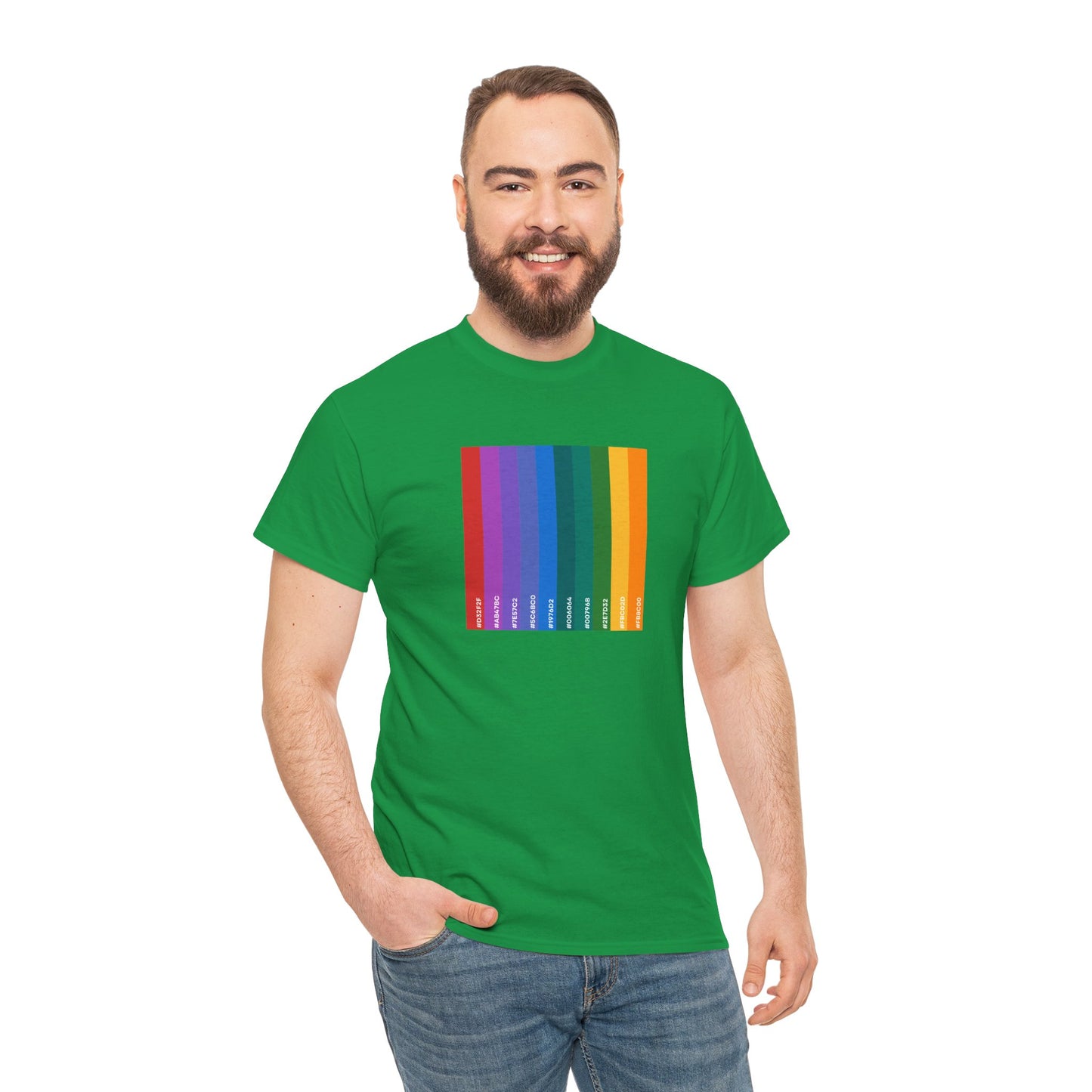 Hex Rainbow Cotton Tee