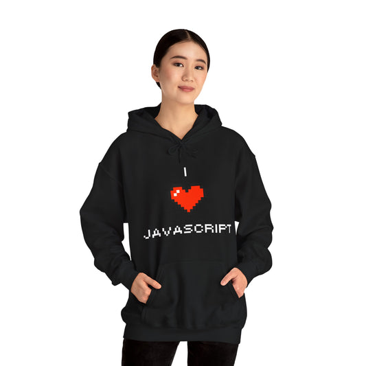I Heart JavaScript Unisex Hoodie