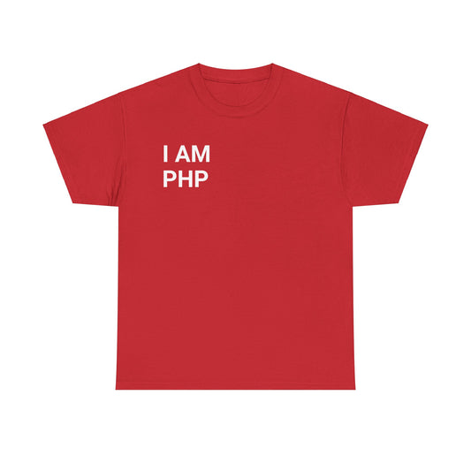 I am PHP Cotton Tee - Colour