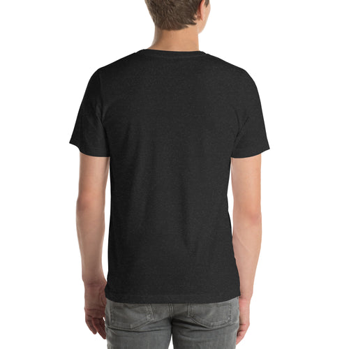 Ctrl + Alt + Dad black t-shirt, three white keyboard keycaps (view 2)