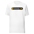 Achievement Unlocked I'm the Daddy white t-shirt, black notification pill with gold trophy badge and +20 XP